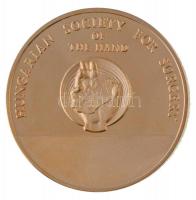 1997. Nemzetközi Kézsebészeti Konferencia, 1997. szeptember 24-27. aranyozott fém emlékérem (42,5mm) T:1- (PP) Hungary 1997. International Congress Surgery of the Hand, September 24-27, 1997. gilt metal commemorative medallion (42,5mm) C:AU (PP)