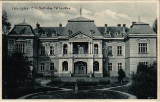 1933 Zalacsány, Gróf Batthyányi Pál kastélya. Fortuna nyomda kiadása
