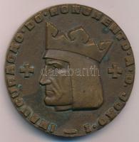 Portugália 1911. "Lisszabon 1911 / Az I. János emlékmű megnyitója" Br emlékérem. Szign.: J...