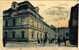 Temesvár, Timisoara; Püspöki palota. Tóth Béla Uránia könyvkereskedése kiadása / bishops palace (EK)