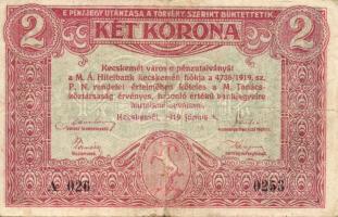 Kecskemét 1919. 2K T:III+