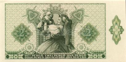 1940. 2P csak hátoldali nyomat T:I