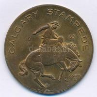Kanada 1963. Calgary Stampede Br zseton 1$ értékben T:2 Canada 1963. Calgary Stampede Br token 1$ value T:2