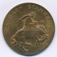 Kanada 1963. "Calgary Stampede" Br zseton 1$ értékben T:2 Canada 1963. "Calgary Stampede" Br token 1$ value T:2