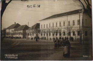 1912 Máriafölde, Nagyteremia, Teremia Mare; községháza / town hall. Lang P. photo (Rb)