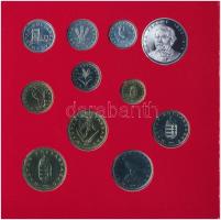 1994. 10f-100Ft 10xklf db + 200Ft Ag "Deák" dísztokos szettben T:BU