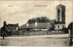 Sárd, Sard; Református templom. Schäser Ferenc 755. / Calvinist church