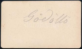 cca 1865 Korai fénykép a Gödöllői Királyi Kastélyról, keményhátú fotó, szép állapotban, 6×10,5 cm