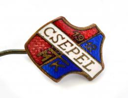 cca 1960 Csepel MTK tűzzománc sportjelvény
