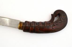 Faragott nyelű szablya fa hüvellyel 78 cm