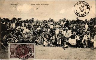 Ouidah, Whydah; Chefs de quartier / tribal chiefs, African folklore
