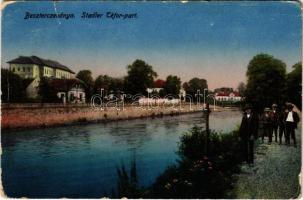 1918 Besztercebánya, Banská Bystrica; Stadler Téfor part / riverside (szakadás / tear)