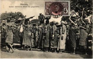 Ouidah, Whydah; Cérémonie fetiche des gargoulettes / festival day, African folklore