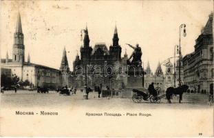 1906 Moscow, Moscou; Place Rouge / Red Square
