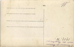 1917 San Giovanni di Nazzaro nach der Explosion / WWI Austro-Hungarian K.u.K. military, Italian town...