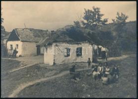 cca 1930 Kecskemét, cigányváros, jelzés nélküli fotó, 13×18 cm