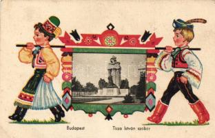 Budapest Tisza István szobor