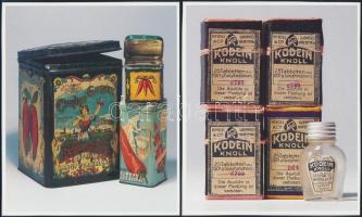 21 db nyomtatott kép tárgyakról