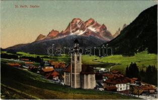 Sesto, St. Veit, Sexten (Südtirol); general view, church. B. Lehrburger