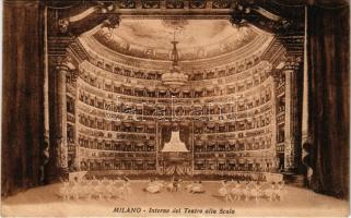 Milano, Milan; Interno del Teatro alla Scala / theatre, opera house, interior, ballet