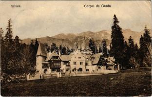 1911 Sinaia, Corpul de Garda / garrison, castle (EK)