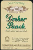Dreher Punch különlegesség címke