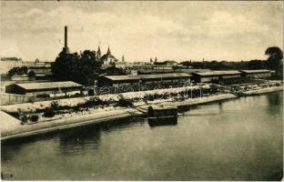 Komárom, Komárnó; hajógyár / ship factory