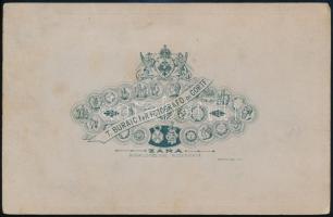 cca 1910 Katonaportré, keményhátú fotó (Burato, Zara / Zadar), 17×11 cm