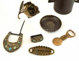 Réz tárgyak tétele. Mozsár, ékszerek, eszközök