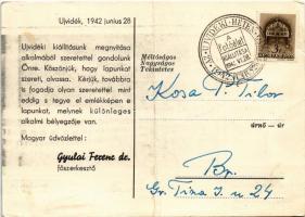 Újvidék, Novi Sad; Közigazgatási Palota. Brezsán Gyula felvétele. Üdvözlet a Fotoélet Országos Fotok...