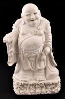 Herendi Buddha figura. Biszkvit porcelán. Jelzett, ( JIANGXI), hibátlan. 29 cm