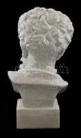 Herendi Munkácsy büszt. Fehér mázas porcelán. Jelzett, hibátlan. 26 cm