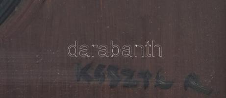 Koszta Rozália (1925-1993): Pipacsok. Olaj, farost, jelzett, hátoldalán autográf felirattal, fa kere...