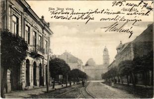 1905 Szatmárnémeti, Szatmár, Satu Mare; Hám János utca. Divald Károly 826. / street (Rb)