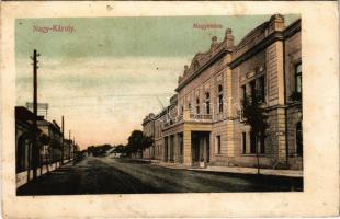 1907 Nagykároly, Carei; megyeház. Eigner Simon kiadása / county hall (fl)