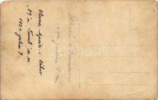 1924 Olcsvaapáti, Olcsva-Apáti; 89. sz. Turul cserkészcsapat átkelése a Szamoson a komppal. photo (k...