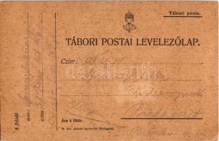 ~1916 Osztrák-magyar katona fotója Tábori Postai Levelezőlapon / WWI K.u.K. military, soldier's...