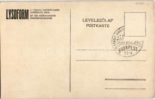 Katonák őrangyala a fájó sebeket lysoformmal mossa ki  / WWI K.u.k. (Austro-Hungarian) military art ...