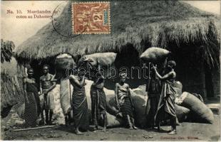 Marchandes de coton au Dahomey / cotton traders in Dahomey, African folklore