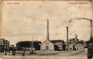 Budapest X. Kőbánya, Dreher sörfőzde. Özv. Merendiák Károlyné kiadása  (EK)