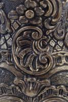 Ötágú gyertyatartó. Réz és alabástrom 38 cm