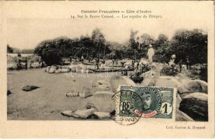 Cote dIvoire, Sur le fleuve Comoé, Les rapides de Pétépré / river, rapids