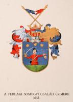 Nemesi családok címerei, 11 db, kiadja: Posner és Fia