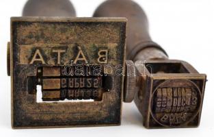 2 db Báta feliratú bélyegző + 1 talp