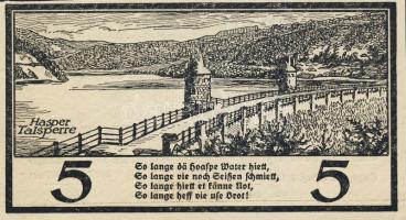 Német Birodalom/Weimari Köztársaság/Haspe 1918.12.1 5M T:I