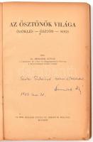 Dr. Benedek István: Az ösztönök világa. Öröklés-ösztön-sors. Szász Endrének dedikált példány. Bp., 1948, Singer és Wolfner. Kiadói műbőr-kötésben, jó állapotban.