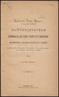 Könyves Tóth Mihály vállalkozó mérnök előterjesztése Szabadka sz. kir. város tekintetes tanácsához S...