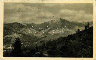 1943 Rahó, Rachov, Rahiv, Rakhiv; Mencsul / mountain peak (fl)