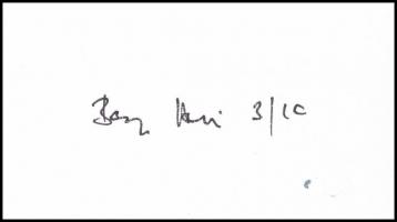 Bopp Heni (?-): Bőrönd, jelzett fotóművészeti alkotás, 30×26 cm