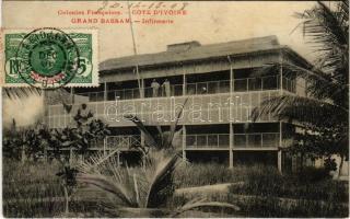 1908 Grand Bassam, Infirmerie / infirmary, hospital, TCV card (fl)